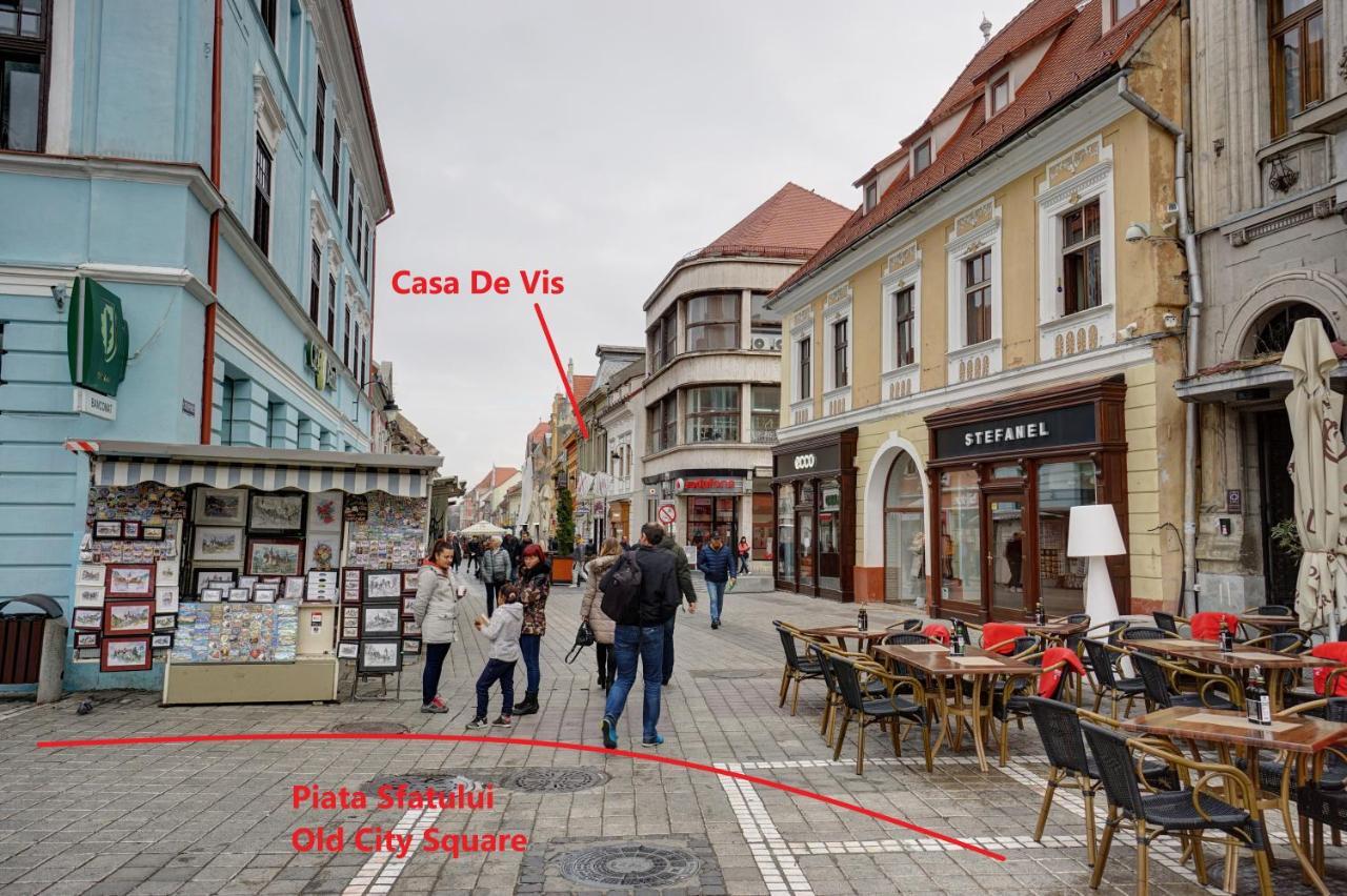 Casa De Vis, Brasov Old City Centre Apartment Luaran gambar